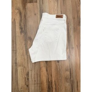Levi's White Denim Shorts Women's Size 6 Cotton Stretch Casual Summer